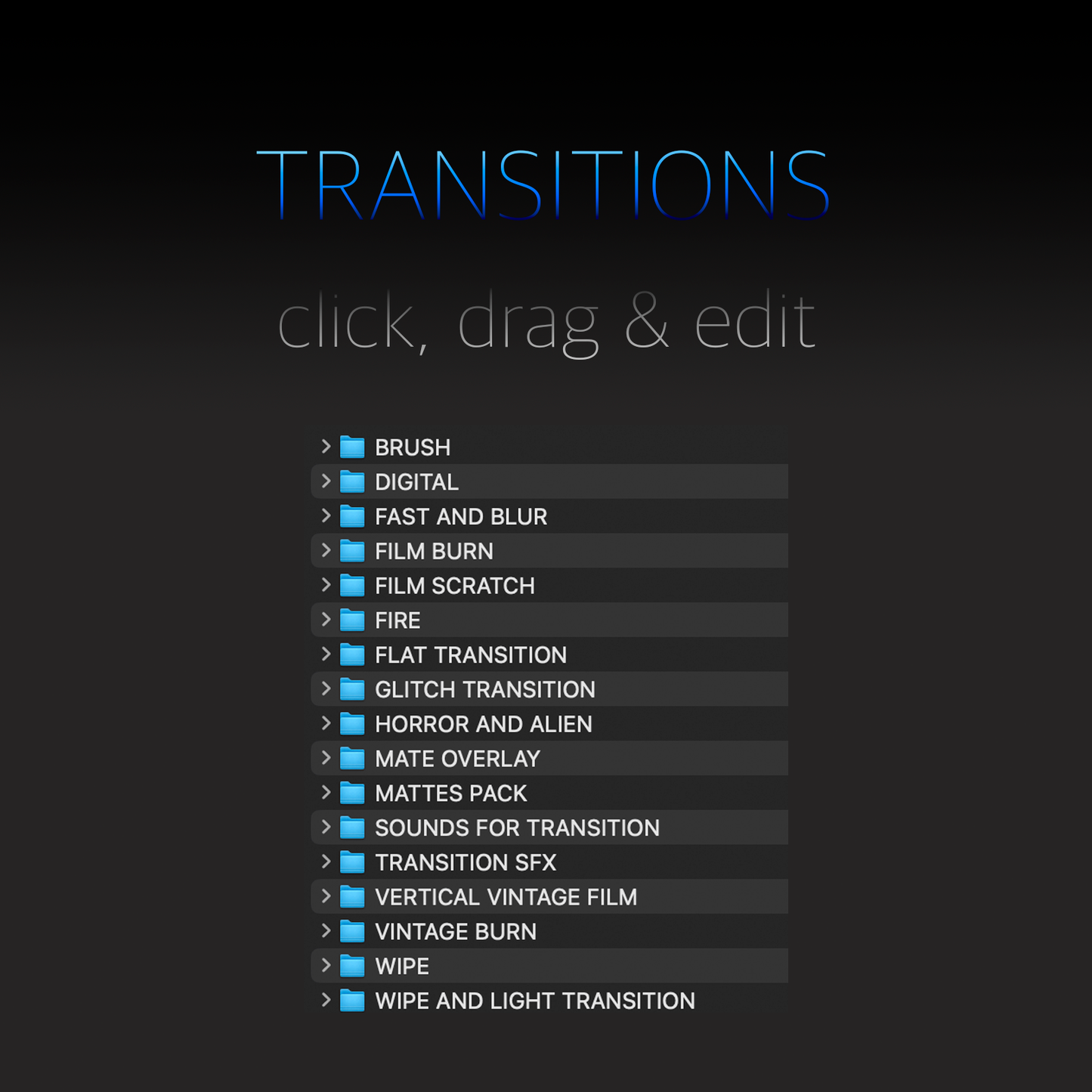 THE COMPLETE TRANSITIONS PACK