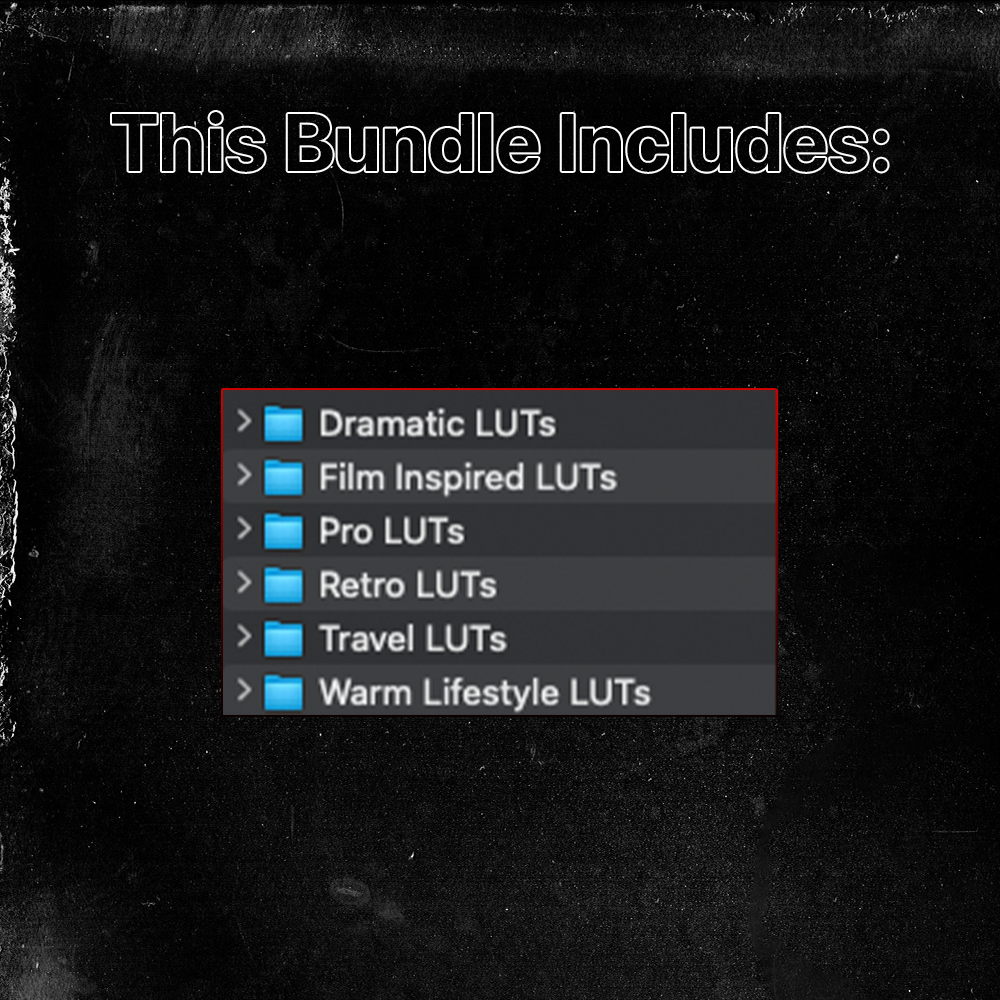 COLOR GRADING BUNDLE - Worldwide Creators